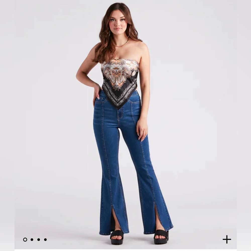 Flare Slit Jeans size 5